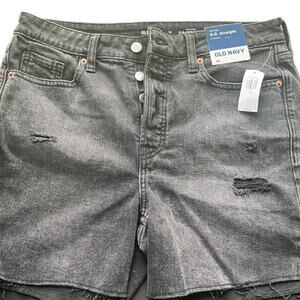 High waisted denim shorts old Navy Sz 10